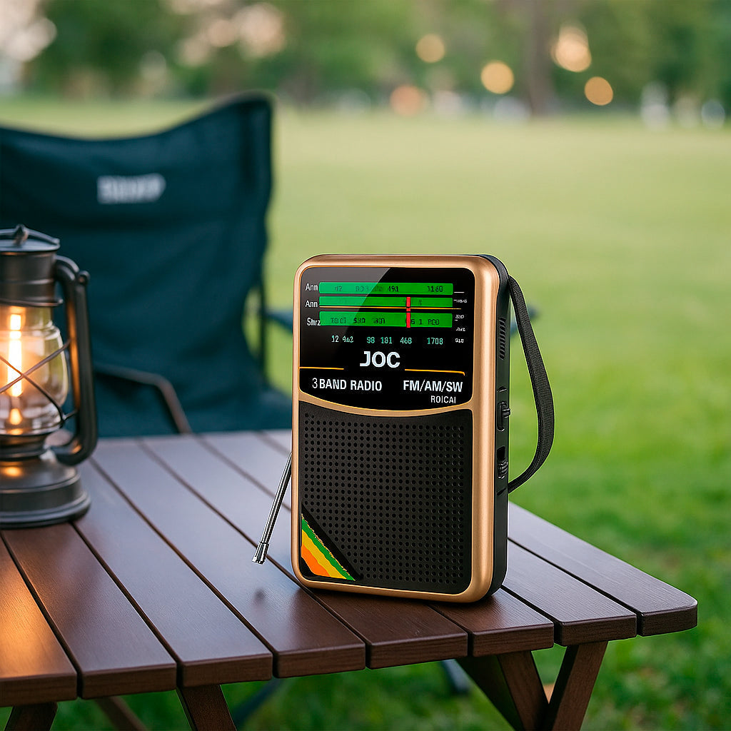 Radio portatil recargable